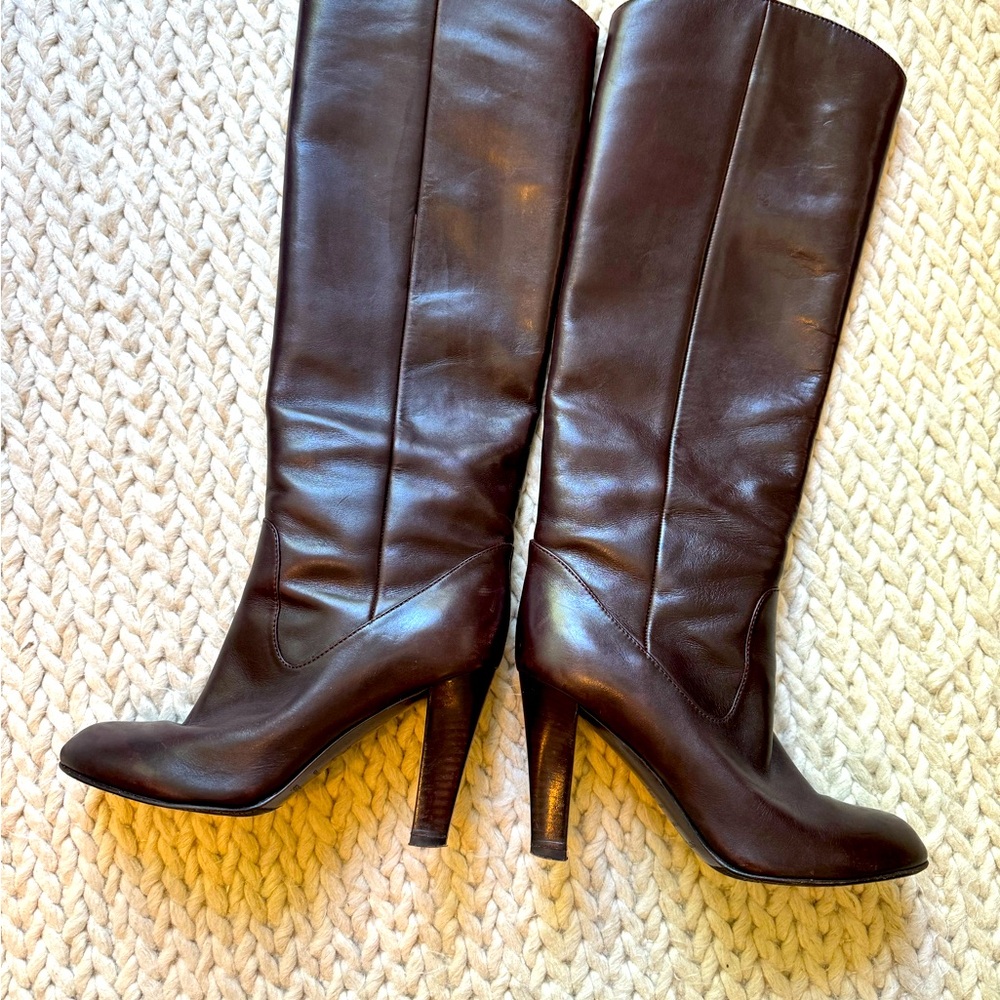 Sergio Rossi knee high boots